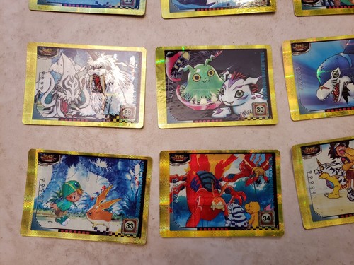 1 BRAND NEW 36 DIGIMON STICKER CARD SET - 第 7/11 張圖片