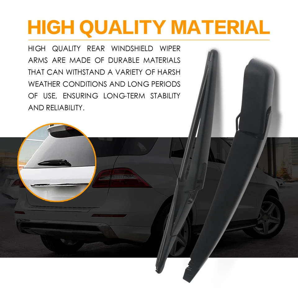 Braço limpador traseiro com lâmina para Mercedes-Benz ML320 2007-2009 1648200844 - Imagem 3 de 4