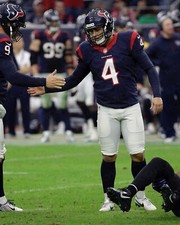 RANDY BULLOCK 8x10 PHOTO #23 Houston Texans Kicker WM