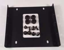 2.5"-3.5" HDD mounting adapter bracket for SSD HDD rubber shock absorb 8 screws