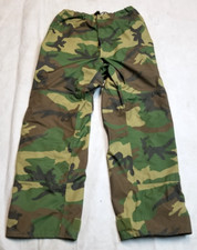 US Military Army ECWCS Cold Weather WOODLAND Camo GORETEX PANTS Trousers - VGC