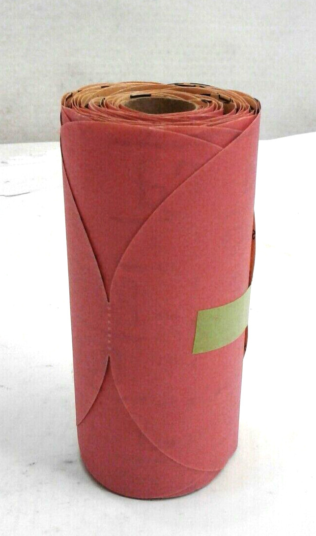 3M Stikit Attachment 01109 Red Abrasive 6" Disc Roll Of 100 Grit P320