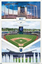 Kansas City Royals KAUFFMAN STADIUM CELEBRATION MLB Baseball 22x34 WALL POSTER
