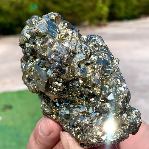 307G Natural Colorful ChalcopyriteCalci Crystal Clustrare MineralSpecimen - 第 4/23 張圖片