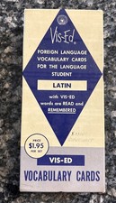 Vis-Ed Foreign Language Vivian Cards - Latin....
