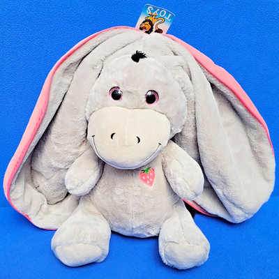 FLO´S TOYS ERDBEERE ESEL STOFFTIER VERWANDELBAR 50 CM PLÜSCHTIER FLOS DONKEY
