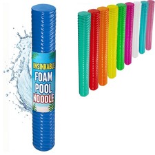 NEW DELUXE FOAM CUSHION UNSINKABLE POOL NOODLE FLOAT - ULTRA SOFT FLOATING LOG