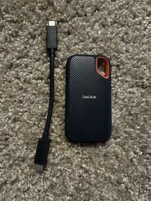 SanDisk 1TB Extreme Portable External SSD Black, USB-C