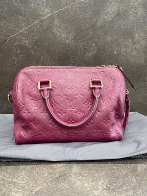 Louis Vuitton Speedy 30 Bandouliere Maroon Monogram Empriente