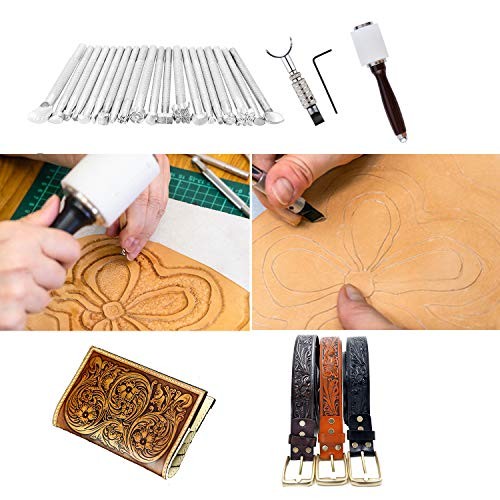489Pcs Leather Working Tools Kit with Instructions,Leather Sewing Tools Kit - Picture 8 of 8