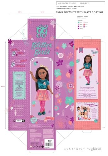 Glitter Girls Dolls by Battat - Odessa 14" Poseable Fashion Doll - Dolls for