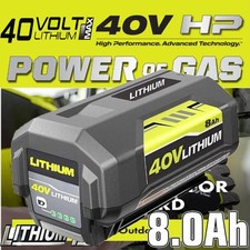 40V Battery For Ryobi 40 Volt 8.0Ah Lithium OP4050 OP40602 OP40261 OP4060 OP4030