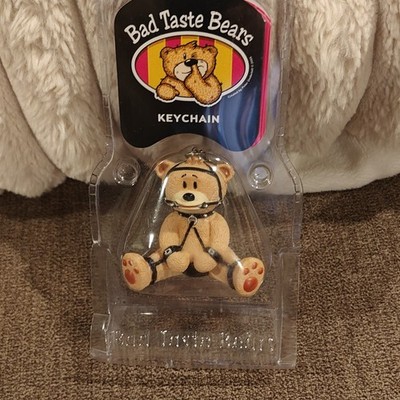 Bad Taste Bears PVC Keychain Collectible Cartoons & Characters Beige Black