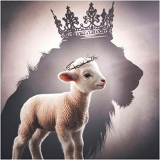 Christ Diamond Art Kits for Adults, Diamond Painting Kits Sheep for Beginner, 5D