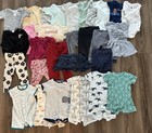 Baby Girl Clothing Bundle Lot Of 29 Size 18M Bodysuits, Leggings, Rompers Pack