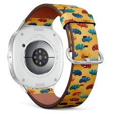 Bees Yellow Dots Vegan Leather Watch Band 40/44/46mm