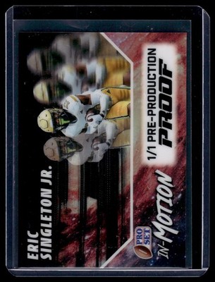 Eric Singleton Jr. 2025 Pro Set Metal #PA-ESJ Pro Active Pre-Production Proof /1