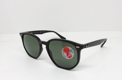 Ray-Ban RB 4306 601/9A schwarz mit grünem G15 polarisiertes Glas RayBan