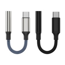 Type C to 3.5mm Headphone Jacks Sound Converters for Smartphones Tablets Laptops