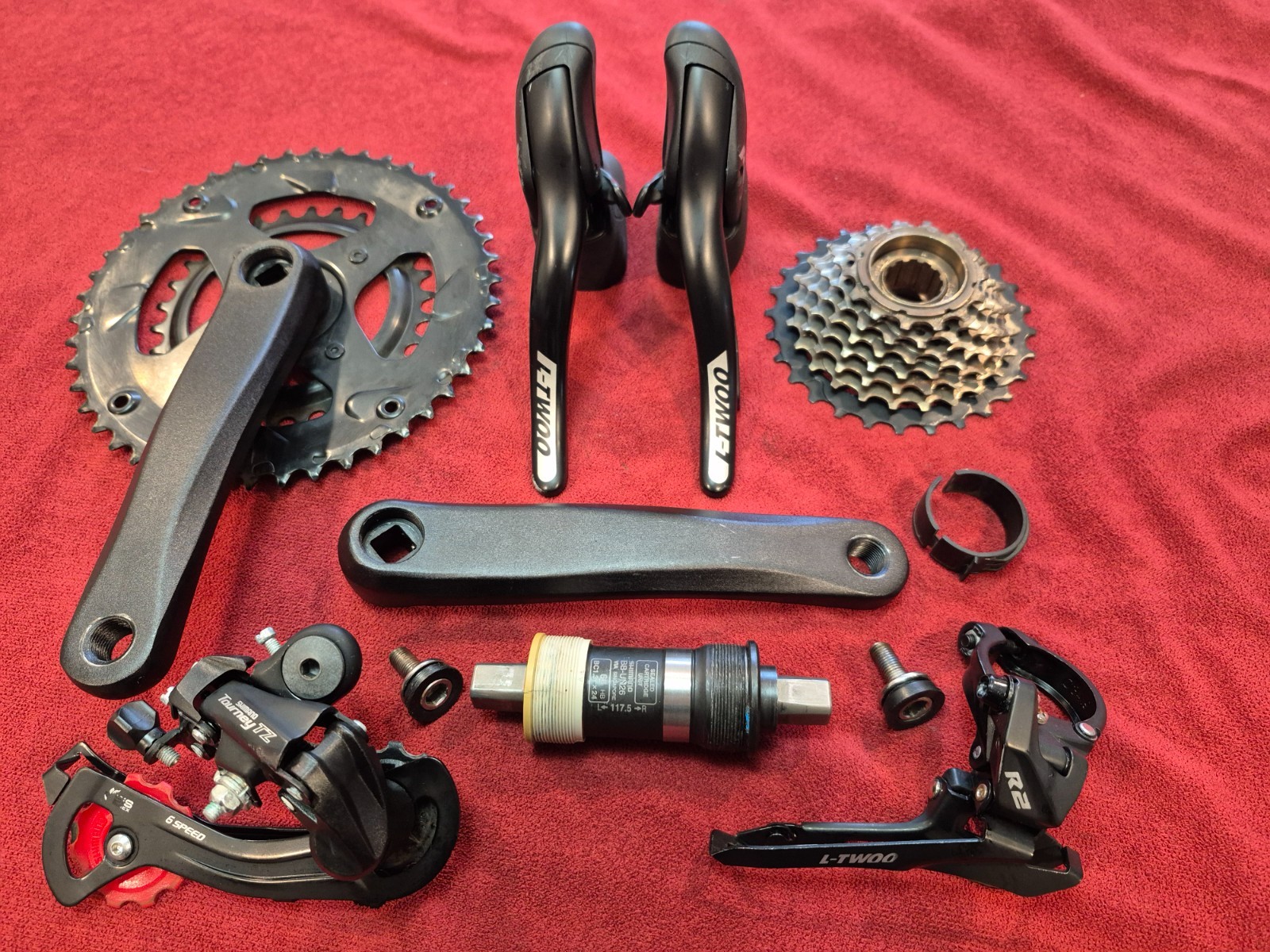 L-TW00 R2 2 x 7-Speed Road Group Set with Dual Control Shift