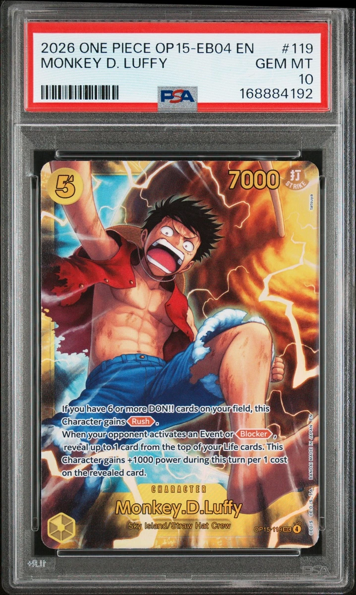 Monkey.D.Luffy OP15-119 Adventure on Kami's Island for sale | eBay