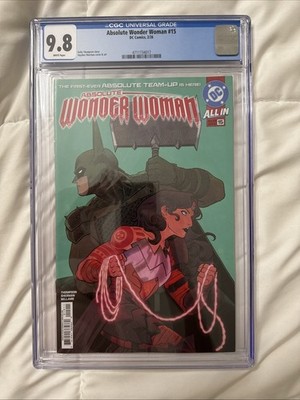 Absolute Wonder Woman #15 CGC 9.8 NM D.C. Comics   Hayden Sherman Batman 1st Me