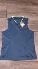 PUMA Women?s Size Medium Range SL Pique Top Tank Blue New W Tags MSRP$60