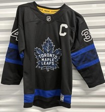 Youth Auston Matthews Toronto Maple Leafs Black Premier Player L/XL Jersey $120
