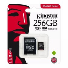 Kingston Micro SD 256 GB Micro SD Card SDHC SDXC Memory Card TF Class 10  Adaptr
