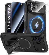 for Iphone 17 Pro Max Case with Privacy Tempered Glass Screen Protector  Camera