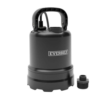 #ad Everbilt 1 3 HP Submersible Aluminum Utility Pump $38.95