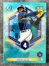 2026 Bowman Jesús Made Bowman Scouts' Top 100 Aqua Refractor /125
