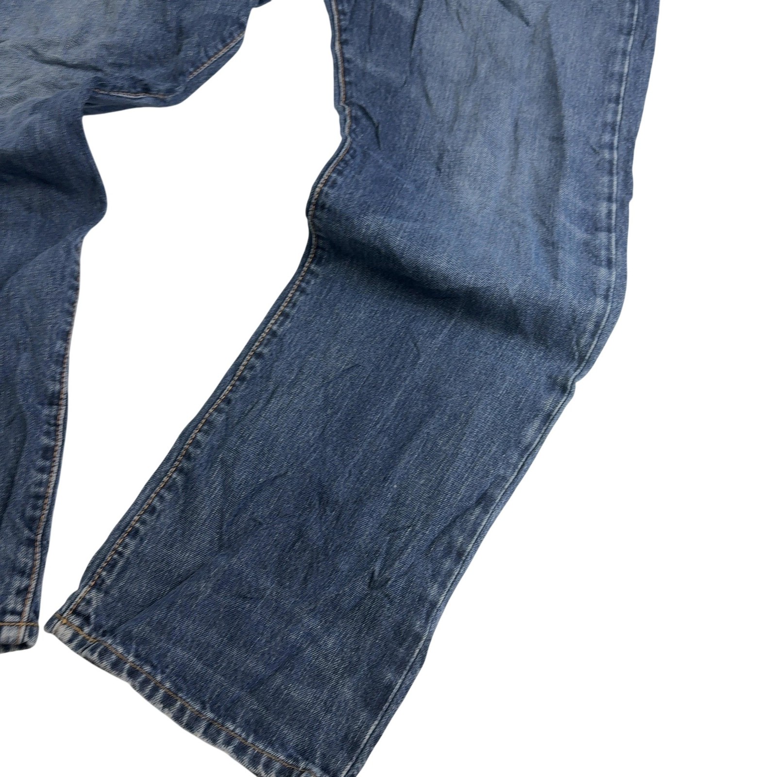 Polo Ralph Lauren Jeans Mens W40 L32 Y2K Relaxed Fit Denim Trousers Washed Blue image 10