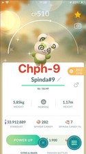 Pokemon Shiny Spinda 9 -TRA'DE 20k Dust GO Registered Shiny Spinda- Description