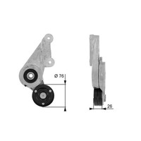 Gates Riemenspanner Keilrippenriemen Drivealign™ T38304 FüR Volvo Renault Laguna