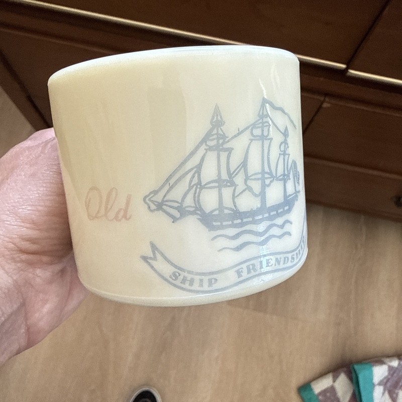 Vintage Early American Old Spice Shaving Mug Ship Friendship 1948- early 1950s