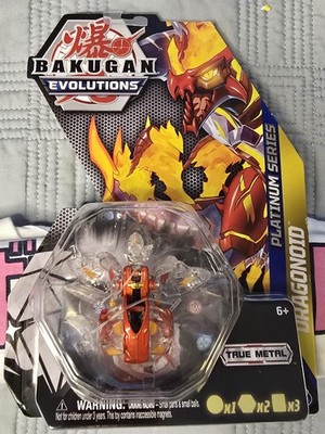 Bakugan Evolutions Elemental Dragonoid Platinum Series, True Metal, 2021