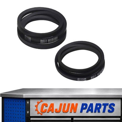 LAT8820BBL For Maytag Washer Pump & Drive 2 Belt Set Kit Part # Model