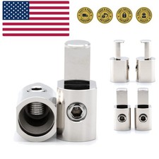 Pair Power and Ground 1/0 to 1/0 AWG 0 Gauge Amp Input Reducers