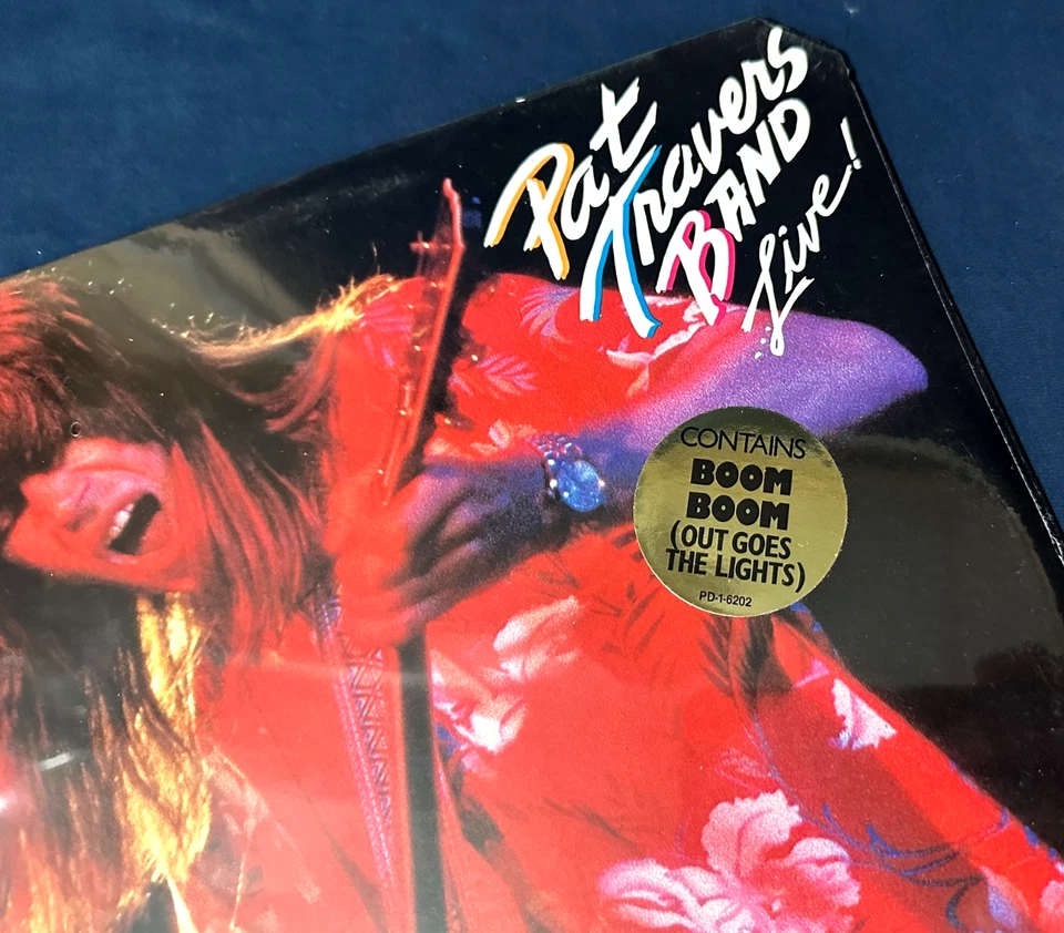 PAT TRAVERS "Live-Go For What" 1st US Press Still Sealed w/Hype promo MINT vinyl - Image 4 of 4