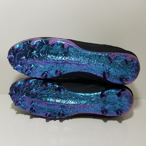 Under Armour Blur 2 MC Scamosciato "Nero Mod Grigio" Calcio - Uomo 12 - 3027978-001 - Foto 9 di 10