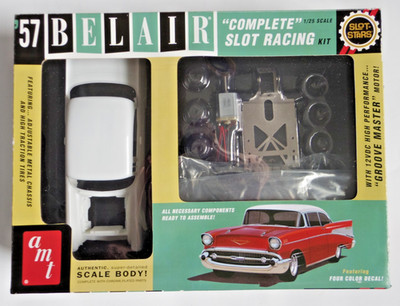 AMT Complete 1:25 Scale Slot Racing Kit 1957 Chevy Belair #746/12 Slot Car