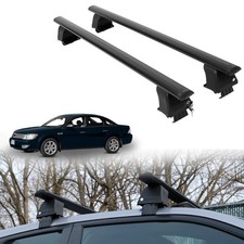 Open Box Roof Rack Crossbars For Ford Taurus 2000-2009 Fits Naked Roof - Black