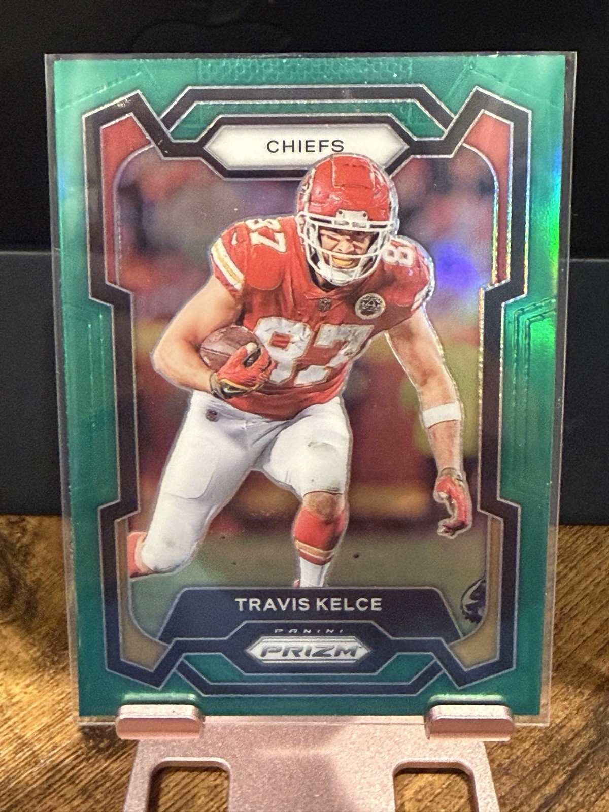 2023 Panini Prizm - Travis Kelce #151 Green Prizm Chiefs