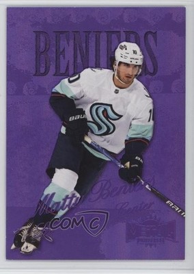 2022 Skybox Metal Universe Purple Spectrum FX 68/199 Matty Beniers #R-4 RC 0m80