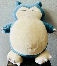 POKEMON Snorlax 20 in Plush Doll Pillow Zip Up Sleeping Plush 21"