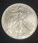 2003 American Silver Eagle Coin BU 1 Oz US $1 Somewhat Scratchy & Spotty