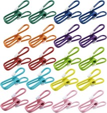 20 Pack Stainless Steel Laundry Clothes Pins Metal Clips Outdoor Durable