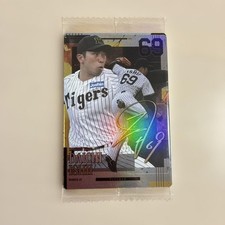 [OBO/MSG]  Hanshin Tigers Twin Wafer Daichi Ishii Gold Leaf Signed Koji Chikamot