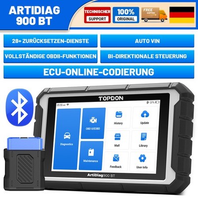 TOPDON AD900BT Bidirektional Diagnosegerät 28+ Service ECU Codierung Bluetooth